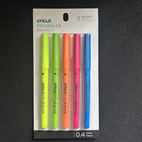 Cricut Infusible Ink™ Pens (0.4), Neons (5 ct) - NWT - Picture 1 of 2